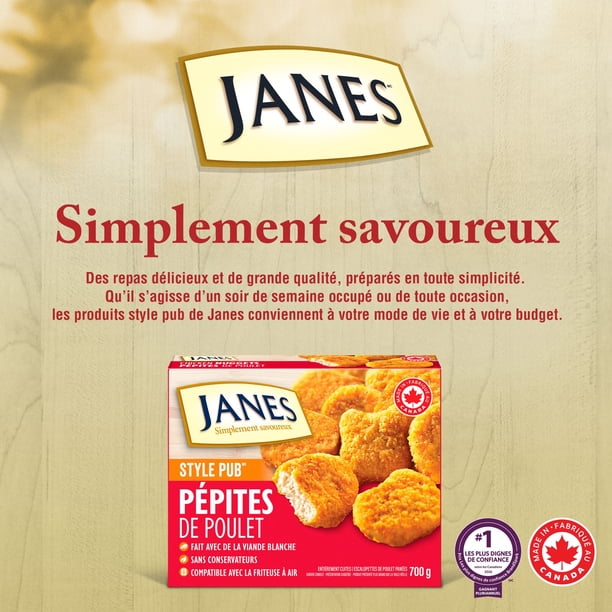 Janes Pub Style Chicken Nuggets, 700g, Fully Cooked Breaded