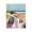 Pastel Sand Dune Pathway, variant on Stupell Industries Rustic Lodge Seaside Summer Picnic For Two Black Framed Print Under Glass, 13 x 16, by Ziwei Li