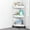 White#2, variant on 3-Tier Rolling Corner Shelf Cart with Wheels - Mobile Bathroom, Kitchen & Living Room Storage Organizer for Toiletries, Snacks & Essentials, White or Black