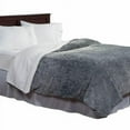 thumbnail image 3 of Lavish Home 61-83-FQ-G Full & Queen Floral Etched Fleece Blanket with Sherpa, Grey, 3 of 5