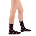 thumbnail image 2 of TeeHee Novelty Knitted Half Cushion Cotton Crew Socks (9-11, Love Valentine 3), 2 of 5