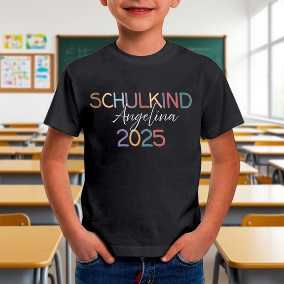 School Uniform for Boys Short Sleeve Graphic Tees Back to School Print Crewneck Everyday Wear Casual T-Shirts for Boys Size 3-4Y