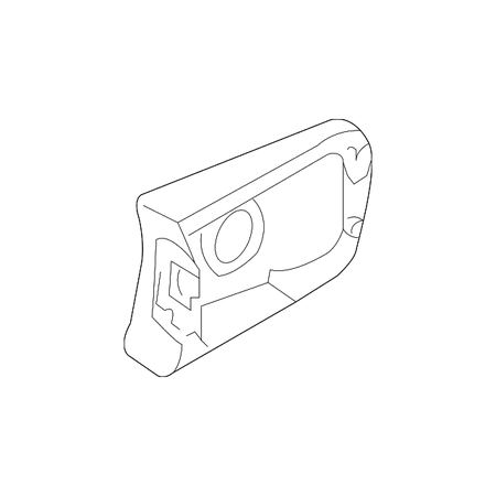 Genuine OE Nissan Handle, Outside Escutcheon - 80645-CA000