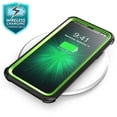 thumbnail image 5 of iPhone X case, i-Blason [Ares] Full-body Rugged Clear Bumper Case with Built-in Screen Protector, Iphone X, Green, 5 of 6