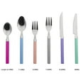 thumbnail image 2 of Moxinox Colorful 48 Piece camping Silverware set with Organizer, Plastic Spoons Forks Knives Set with Tray (13x9x2 Ins), 2 of 5