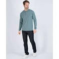 thumbnail image 4 of Real Essentials 3 Pack: Men's Cotton Short & Long Sleeve Henley T-Shirt Performance Activewear (Available In Big & Tall), 4 of 5