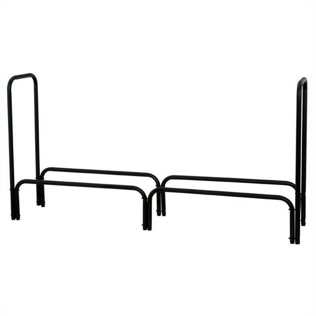 Pemberly Row Porte-bûches Noir de 60 Po de Long