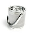 thumbnail image 2 of Lexi Home Etched Stainless Steel Double Wall Ice Bucket, 2L (67.5oz), 2 of 5