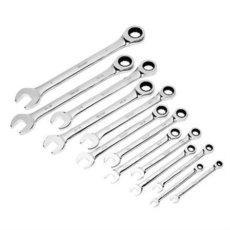 TITAN WRE SET COMB SAE RATCHETING 13PC