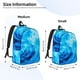 thumbnail image 2 of Easygdp Blue Shell Mochila de Lona Resistente para Laptop, Compatible con Laptops de 15 a 17 pulgadas, Ideal para Escuela, Trabajo y Viajes-Medium, 2 of 5