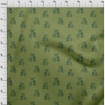 thumbnail image 3 of oneOone Cotton Poplin Fabric Branch & Owl Block Print Fabric BTY 56 Inch Wide, 3 of 4