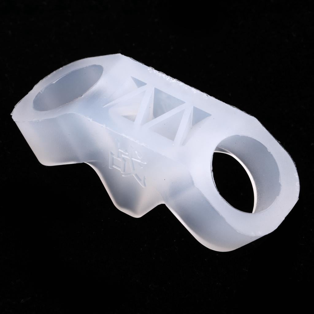 harayaa 2-15pack Silica Basketball Ball Trainer Finger Training Equipment Clear 15 Pcs