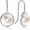 Simulated Pearl - 925 Silver Plated, variant on Opal Earrings for Women - Dainty Earrings 14K Gold Plated