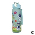 thumbnail image 4 of Pekkaxy Cartoon Spaceman Plastic Cup, 27 oz Capacity with Silicone Lid, Leak-Proof Design for Kids Drinks, Ideal for School Lunches and Outdoor Adventures, 4 of 9