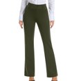 thumbnail image 3 of RYRJJ Womens Stretch Dress Pants Casual Slacks Pants with Pockets Flared Straight Leg Bootcut Trousers for Office Work Business(z1-Army Green,XL), 3 of 8