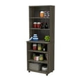 thumbnail image 3 of Inval 6-Shelf Storage Shelf Unit, Gray Smoke Oak, 3 of 9