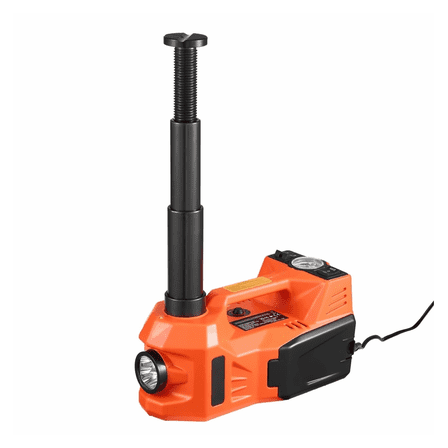 Electric Car Jack 5 Ton, 11000lbs Hydraulic Lift with Tire Inflator & Hammer - Roadside Assistance Kit for Cars, SUVs, Trucks