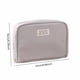 thumbnail image 3 of Estuche de lona para lápices Bolsa de cosméticos multicapa con cremallera de gran capacidad (gris), 3 of 8