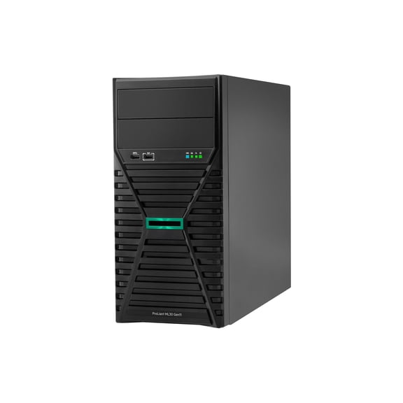 HPE ProLiant ML30 Gen11 - Server - tower 4U - 1-way - 1 x Xeon 6325P / up to 5.2 GHz - RAM 32 GB - SATA/SAS/NVMe - hot-swap 2.5" bay(s) - SSD 2 x 960 GB - Gigabit Ethernet - monitor: none
