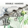 thumbnail image 6 of AmazerBath Shower Curtain Rings Shower Curtain Hooks Bronze Rust Proof Double Shower Curtain Hooks, 12 Pcs Shower Hooks for Shower Curtain, Shower Rings for Curtain Bathroom, 6 of 6