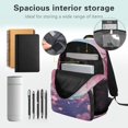 thumbnail image 5 of HUIACONG Axolotl Boba School Backpack for Students 6-18 Large Capacity Ergonomic Padded Shoulder Straps Water Resistant Sturdy Bookbag for Elementary Middle High School Daily Use, 5 of 7
