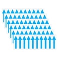 thumbnail image 1 of Uxcell Paquete de 6 Etiquetas Adhesivas Flecha Impermeables de 2 x 1 pulgadas para Marcado de Paredes/Señal de Tráfico [Azul], 1 of 6