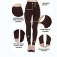 thumbnail image 5 of Kelon Women's Legging, High Waist Yoga Pants, Tummy Control Workout Running Yoga Leggings for Women, L, 5 of 5