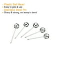 thumbnail image 4 of Uxcell Push Pins Round Head Thumb Map Tacks Steel Point, Silver Tone 500 Pack, 4 of 5