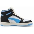 thumbnail image 2 of Men's PU & MA Rebound Layup PU & MA Black-Blue-Frosted Ivory (369573 60), 2 of 5