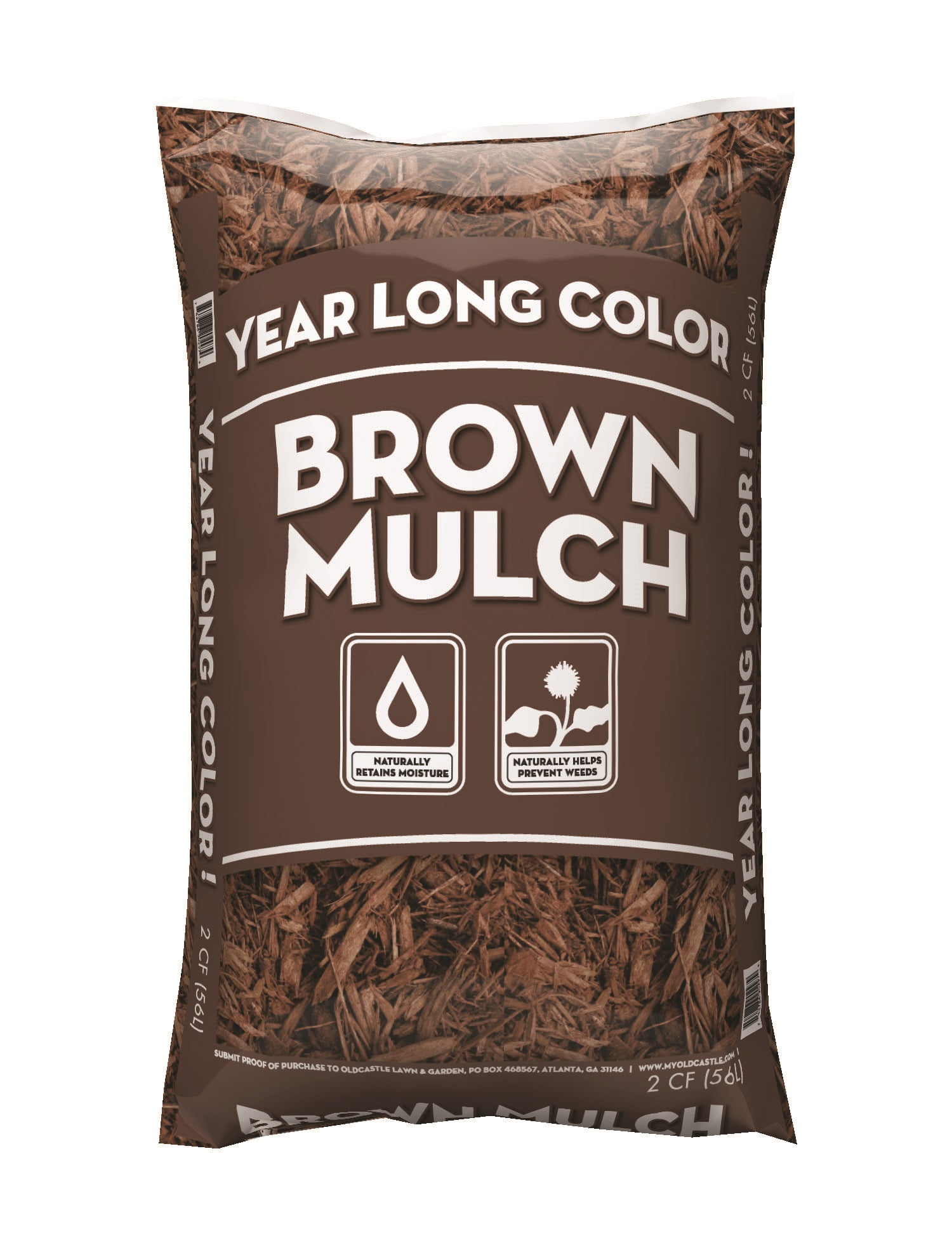 Walmart Colored Mulch Garick 192213 2 cu. ft. Green Thumb Red Mulch