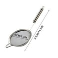 thumbnail image 3 of Stainless Steel Fine Mesh Filter Screen-Kitchen Juicer Strainer Spoon for Home Use,Durable Household Sieve with Handle for Juicing,Cooking & Baking, 3 of 6