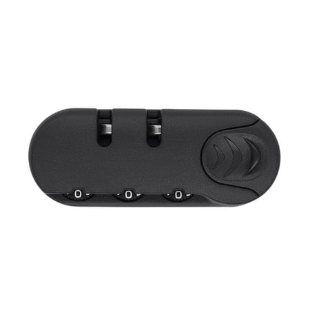 3 Digit Combination Padlock for Bags Lock Luggage Suitcase Travel Bag Code Lock Combination Iron Core Lock Black