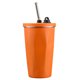 thumbnail image 1 of 600 Ml Con Pajita Acero Inoxidable Hervidor Hielo para Automóvil [Notas para Realizar El Pedido: No Coloque Desecante La Etiqueta Color Se Publicará para Grandes Cantidades] [991907 Unisex] (naranja), 1 of 9