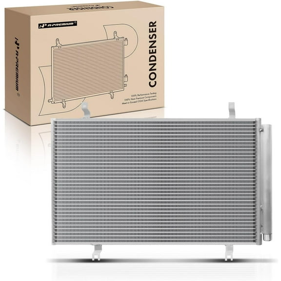 A-Premium Air Conditioning A/C Condenser Compatible with Lexus LS460 2007-2017 V8 4.6L RWD, Replace# 3643, 8846050200