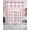 Pink, variant on Beige Plaid Swag Valances for Windows,Spring Summer Farmhouse Buffalo Checkered Rod Pocket Kitchen Curtain Light Filtering Short Topper Drape for Cafe Bedroom Living Room Window Treatments,56"Wx36"L