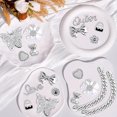 thumbnail image 6 of 20 PCS Charms for Bogg Bag,Pearls,Butterfly Flowers and Chain for Bogg Bag Girl Women Accessories Charms, 6 of 7