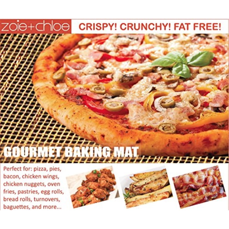 Zoie Chloe Crispy Crunchy Cooker Baking Mat Pizza Fries Bacon