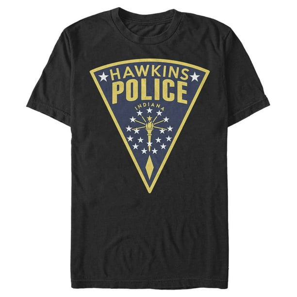 hawkins police department t shirt