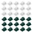 thumbnail image 1 of Clips para cables Soporte para cables autoadhesivo de 60 clips organizadores de cables Guía de cables Clips para cables Soportes para cables para el hogar y la oficina al aire libre, 1 of 6