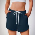 thumbnail image 2 of Tumotour Athletic Shorts For Women Running Workout Gym Short High Waisted With Pocket Summer Tennis Shorts Drawstring Side Pockets For Casual Wear, 2 of 8