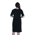 thumbnail image 3 of Just Love Short Sleeve Nightgown Sleep Dress for Women (Black - Blessed Mama, 3X), 3 of 3