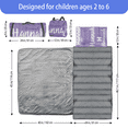 thumbnail image 3 of KAINSY Custom Name Toddler Nap Mat, Personalized Kids Sleeping Mat for Daycare, Nap Mats for Preschool with Pillow and Blanket, Rolled Sleeping Bag for Boys, Girls, Sleepover, Kindergarten, 3 of 8