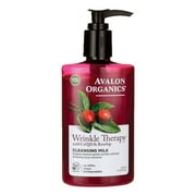 Avalon Organics Wrinkle Therapy Cleansing Milk, 8.5 Ounce Bottle