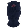 thumbnail image 1 of Gravity Threads Masque de Ski Brodé Rose Rouge 3 Trous - Marine, 1 of 2