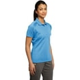 thumbnail image 6 of Sport-Tek Women's Flat Knit Collar Wicking Polo Shirt_Dark Green_Small, 6 of 6