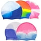 Silicone Kids Swim Cap,Flexible Boys Girls Waterproof Swimming Cap,Great for Short and Long Hair – image 2 sur 4