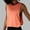 Orange, variant on TIANZEN Women's Workout Tank Tops For Yoga Gym Fitness Loose Fit Round Neck Sleeveless Side Detail Activewear Casual Comfortable Stretchy Breathable Soft Shirts Women Loose 2 Tops Beach Tops Women
