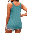 thumbnail image 6 of Mittory Women's Tank Tops Summer Tunics Casual Sleeveless Shirts Ladies Loose Fit Blouses, 6 of 8