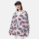 thumbnail image 3 of Balery Tropics Palm Trees Sudadera ligera de manga larga con capucha y protección solar UPF 50+ para hombre y mujer, ideal para pesca y running-Large, 3 of 7