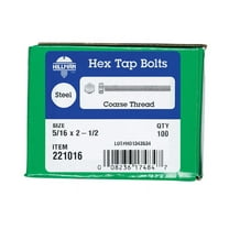 The Hillman Group 5/16" Zinc Plated Steel Hex Tap Bolt
